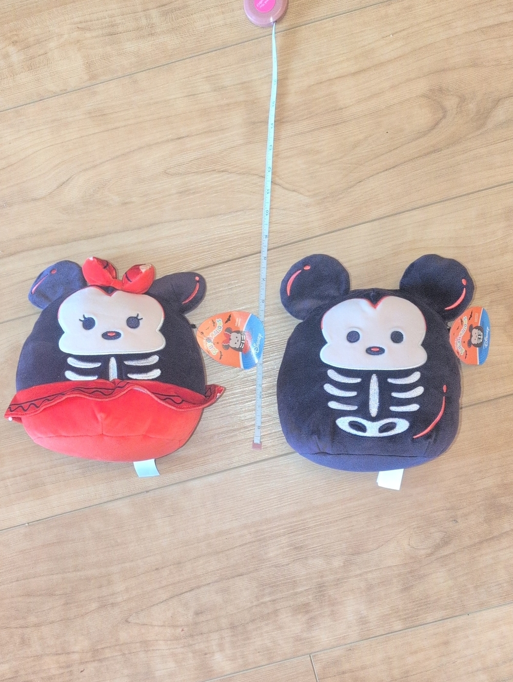 Halloween Skeleton Mickey And Minnie Mouse Squishmellows